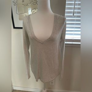 Lululemon V Neck Long Sleeve Shirt